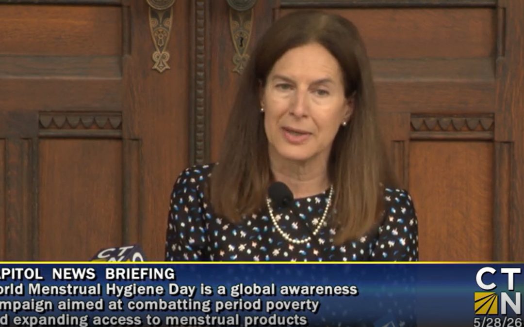 Capitol News Briefing with Lt. Governor Bysiewicz, State Rep. Farrar and Advocates on World Menstrual Hygiene Day